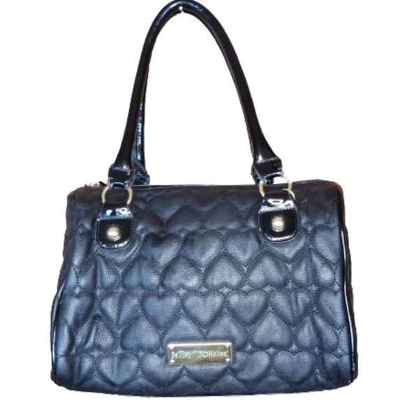 Betsey Johnson Handbags - Betsey Johnson Quilted Heart Satchel